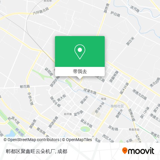郫都区聚鑫旺云朵机厂地图