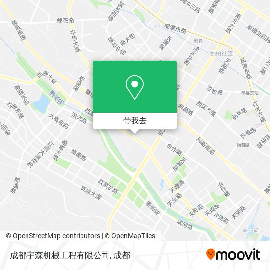 成都宇森机械工程有限公司地图
