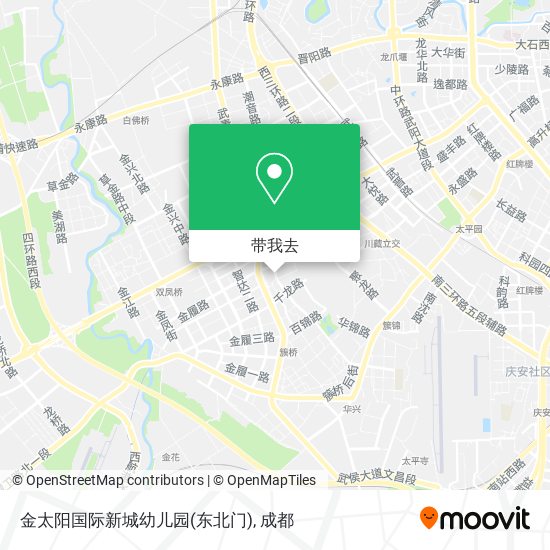 金太阳国际新城幼儿园(东北门)地图