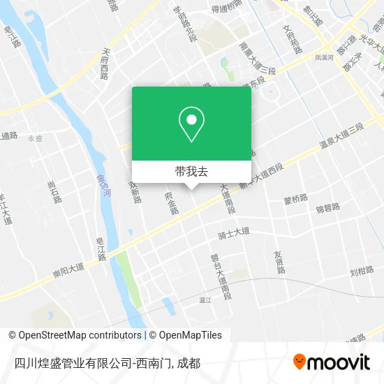 四川煌盛管业有限公司-西南门地图