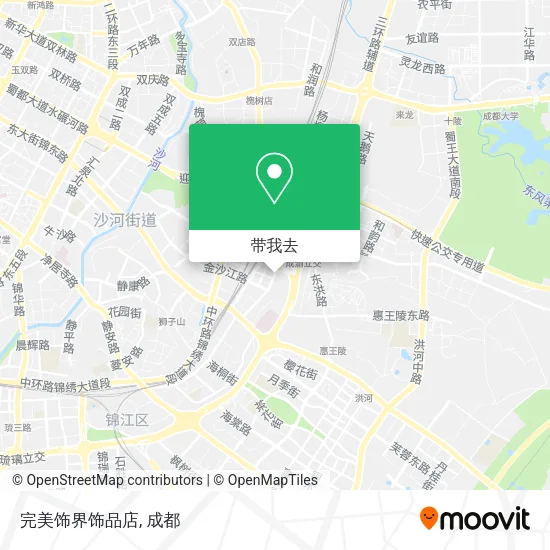 完美饰界饰品店地图