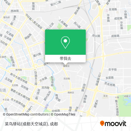 菜鸟驿站(成都天空城店)地图