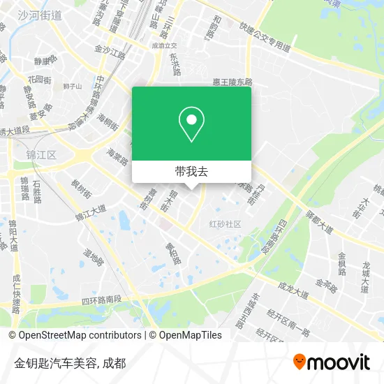 金钥匙汽车美容地图