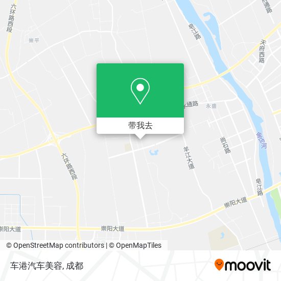 车港汽车美容地图