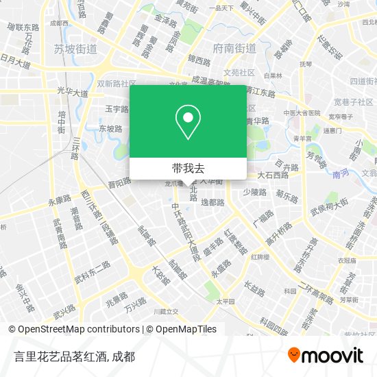 言里花艺品茗红酒地图