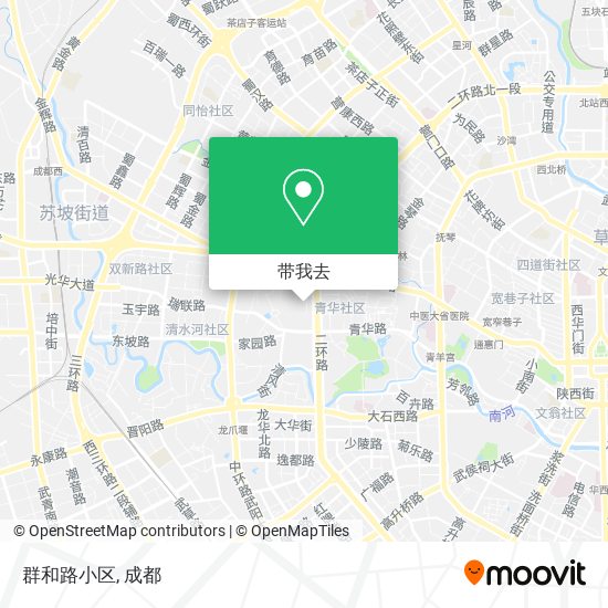群和路小区地图