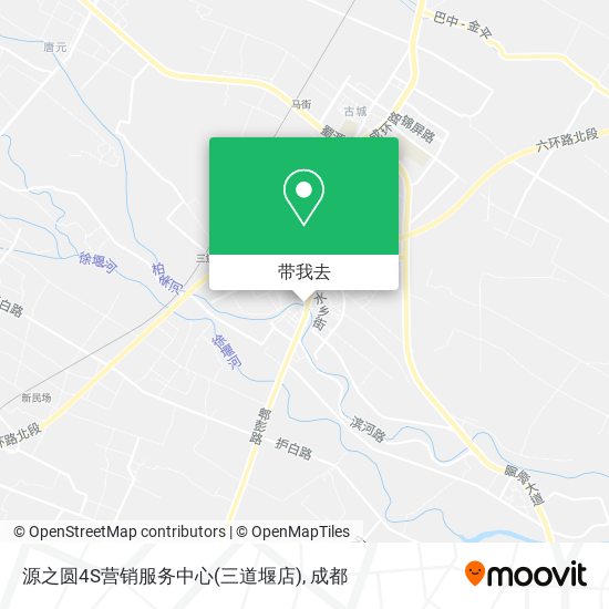 源之圆4S营销服务中心(三道堰店)地图