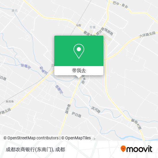 成都农商银行(东南门)地图
