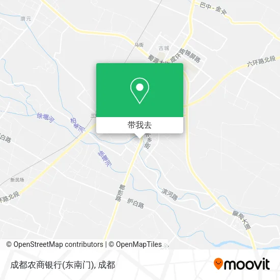 成都农商银行(东南门)地图