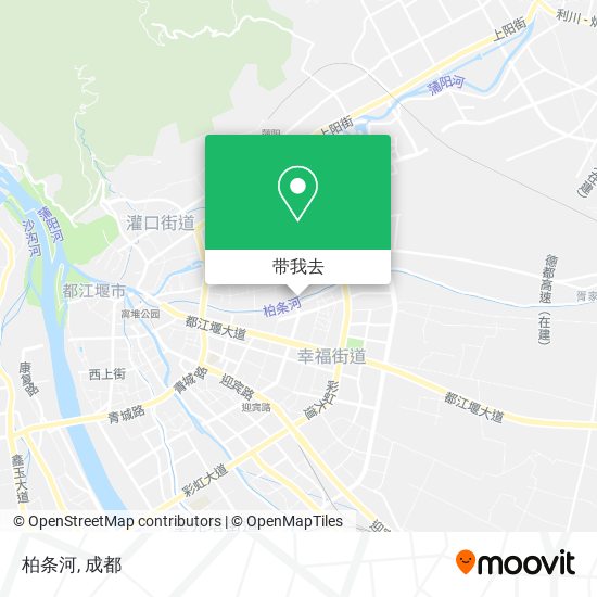 柏条河地图