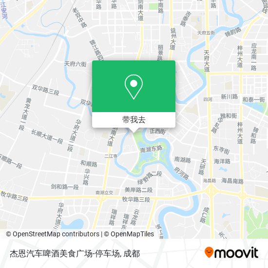 杰恩汽车啤酒美食广场-停车场地图