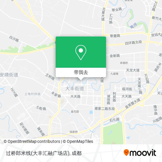 过桥郎米线(大丰汇融广场店)地图