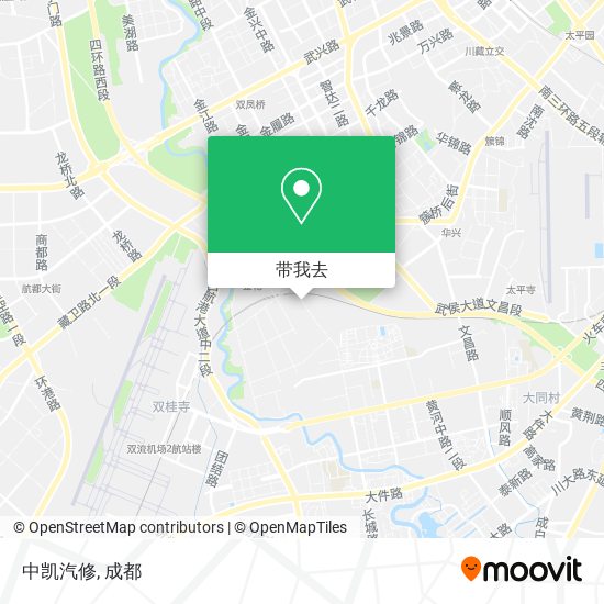 中凯汽修地图
