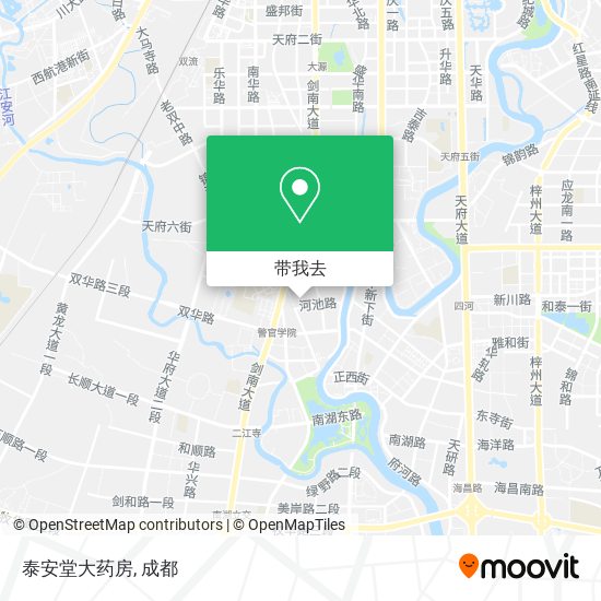 泰安堂大药房地图