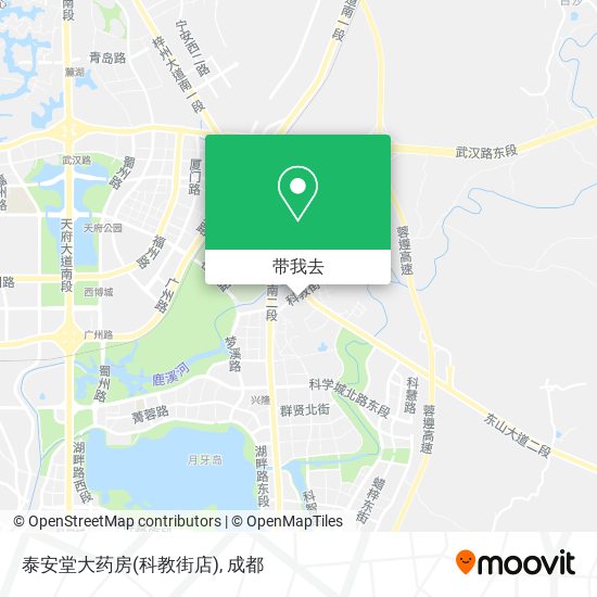 泰安堂大药房(科教街店)地图