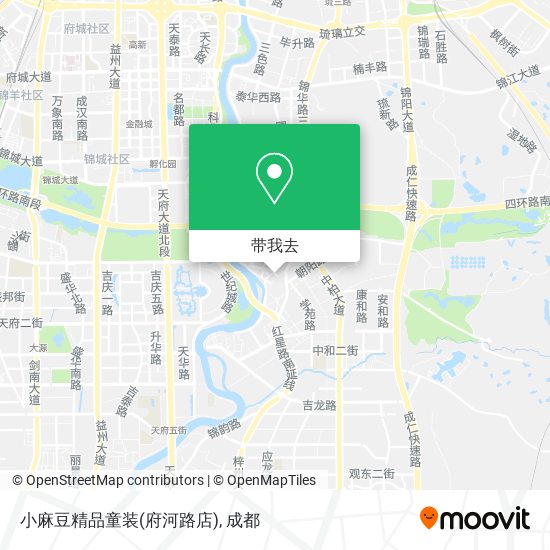 小麻豆精品童装(府河路店)地图