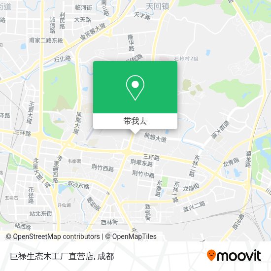 巨禄生态木工厂直营店地图