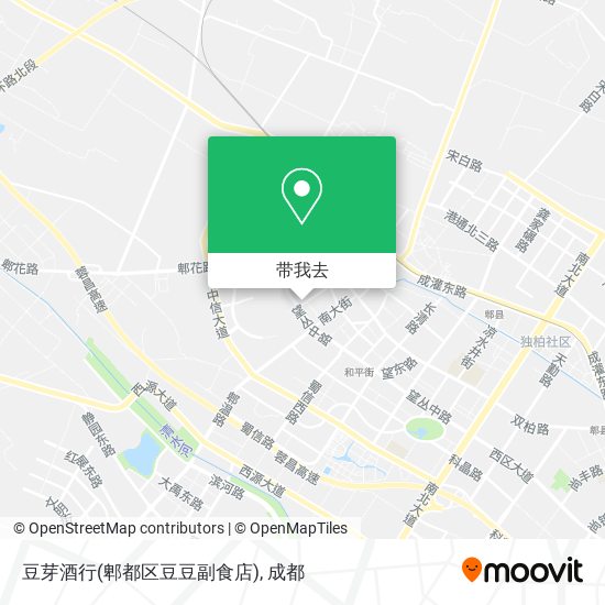 豆芽酒行(郫都区豆豆副食店)地图