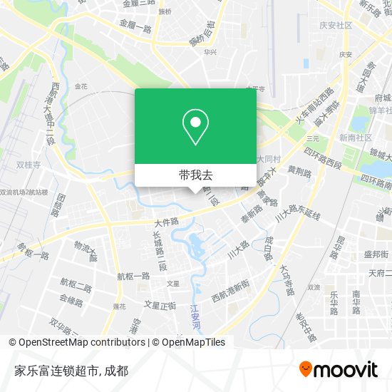 家乐富连锁超市地图