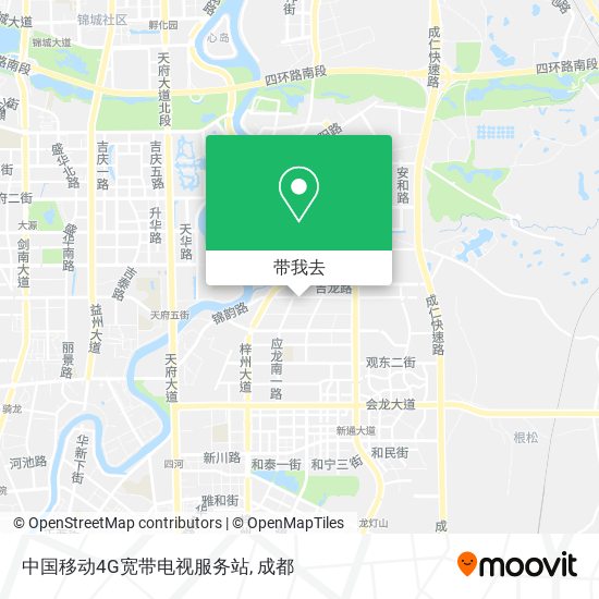 中国移动4G宽带电视服务站地图