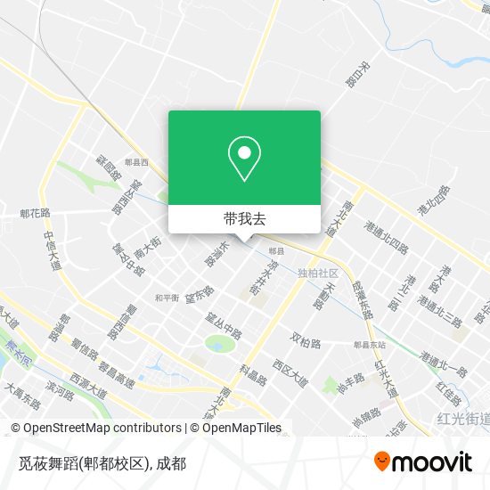 觅莜舞蹈(郫都校区)地图