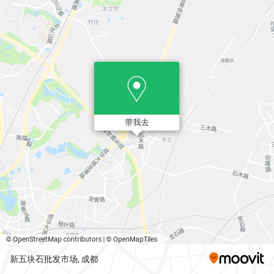 新五块石批发市场地图