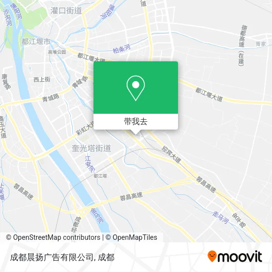 成都晨扬广告有限公司地图