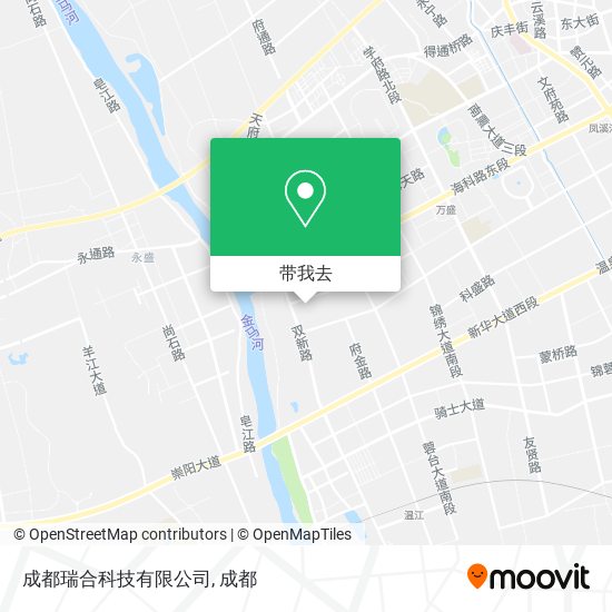 成都瑞合科技有限公司地图