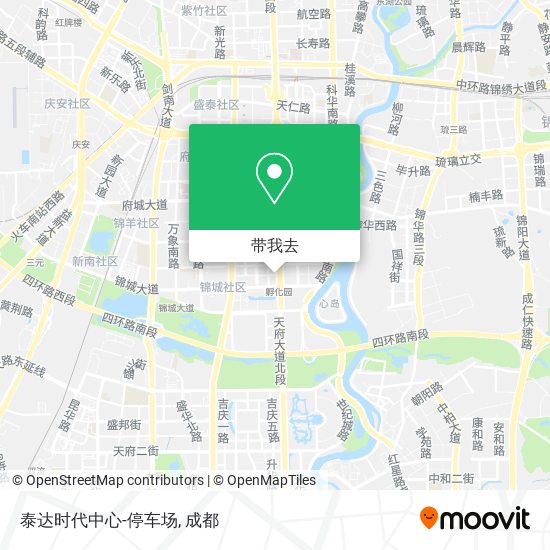 泰达时代中心-停车场地图