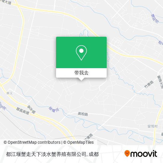 都江堰蟹走天下淡水蟹养殖有限公司地图