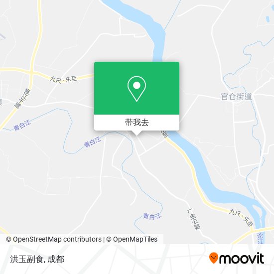 洪玉副食地图