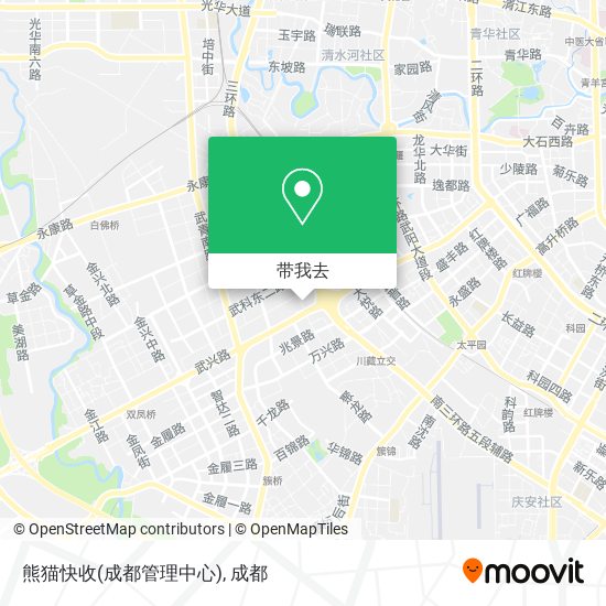 熊猫快收(成都管理中心)地图