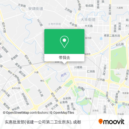 实惠批发部(省建一公司第二卫生所东)地图