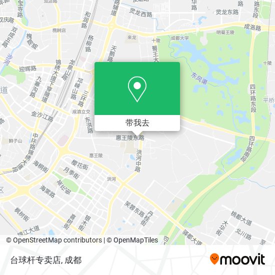 台球杆专卖店地图