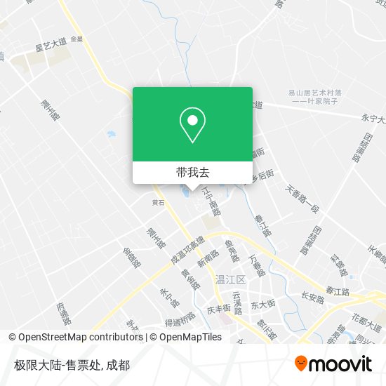 极限大陆-售票处地图