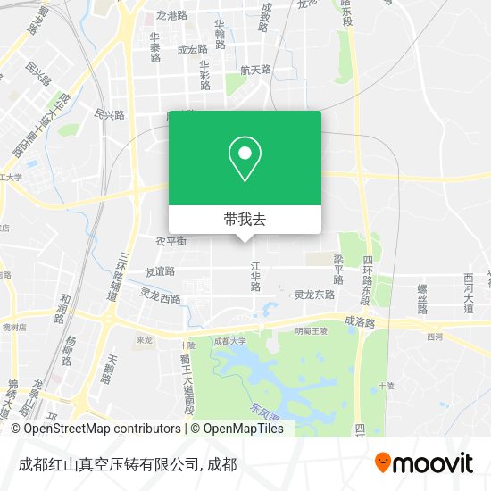 成都红山真空压铸有限公司地图