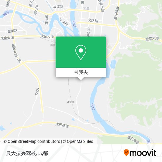 晨大振兴驾校地图