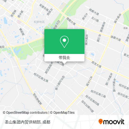 圣山集团内贸供销部地图