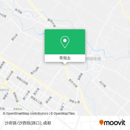 沙府路/沙西线(路口)地图