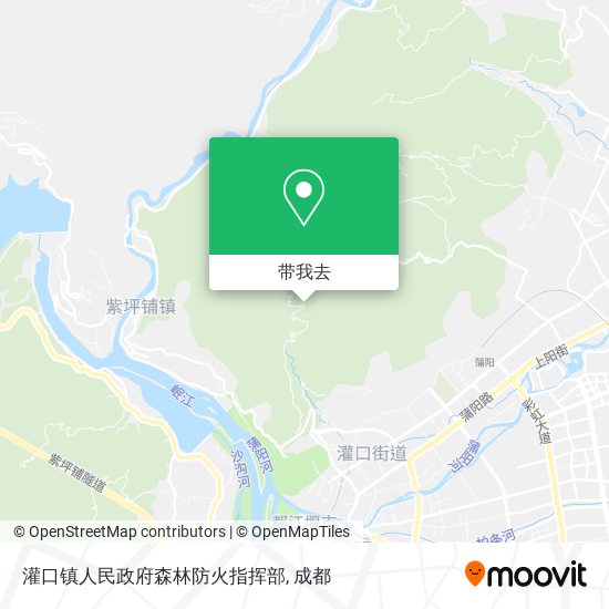 灌口镇人民政府森林防火指挥部地图