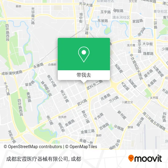 成都宏霞医疗器械有限公司地图