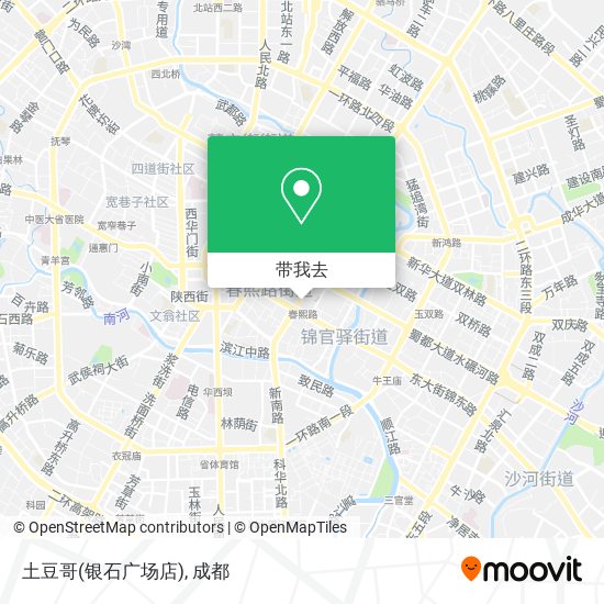 土豆哥(银石广场店)地图