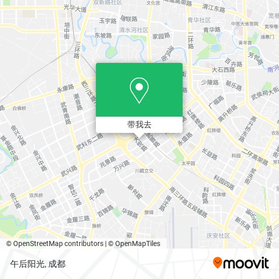 午后阳光地图