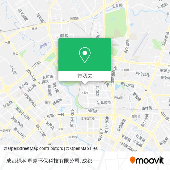 成都绿科卓越环保科技有限公司地图