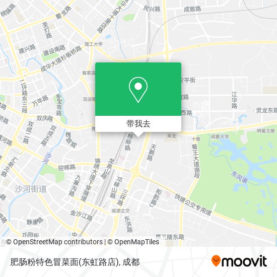 肥肠粉特色冒菜面(东虹路店)地图