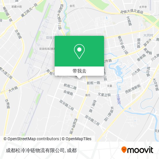 成都松冷冷链物流有限公司地图