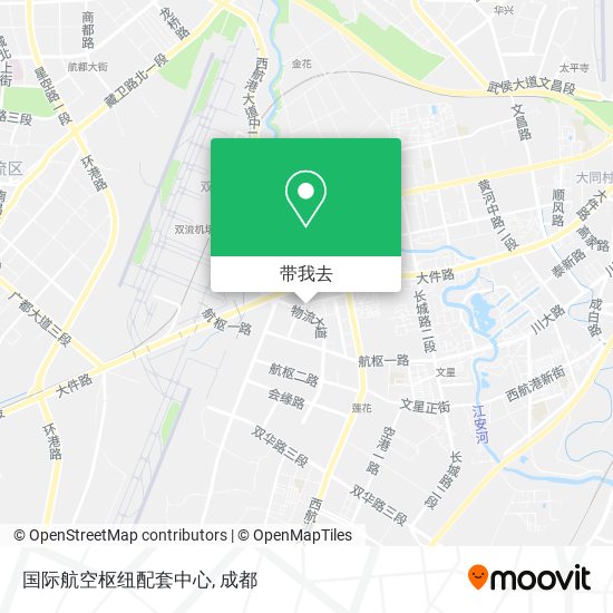 国际航空枢纽配套中心地图