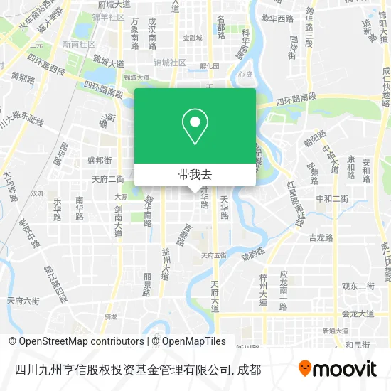 四川九州亨信股权投资基金管理有限公司地图