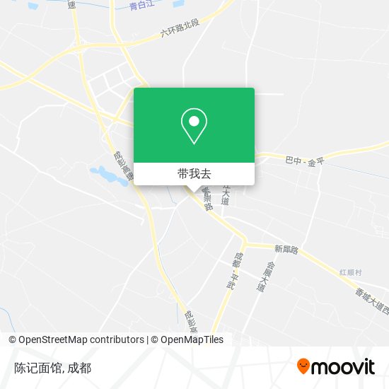 陈记面馆地图