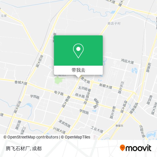 腾飞石材厂地图